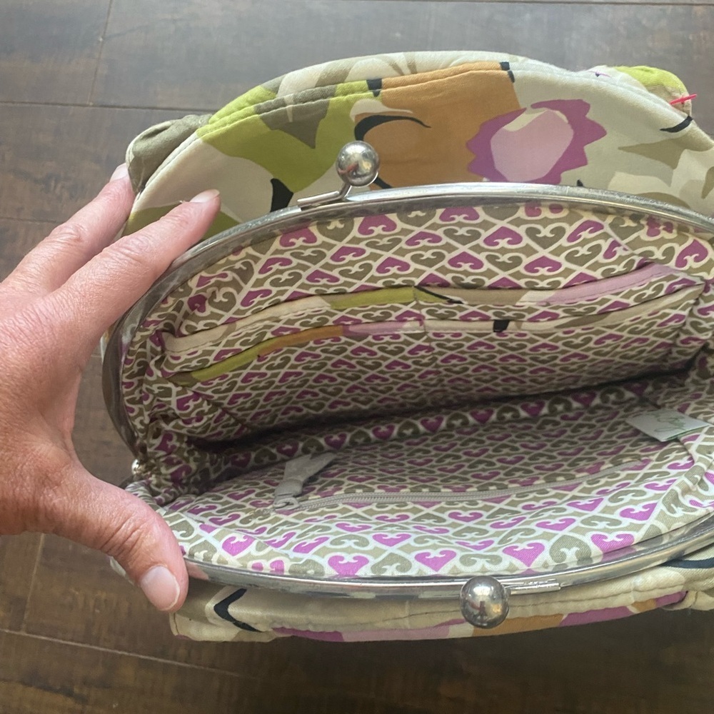 Vera Bradley Eloise Kiss Lock Handbag - Picture 9 of 14